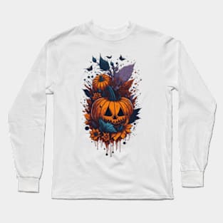 Harvest Lantern Glow - Halloween Long Sleeve T-Shirt